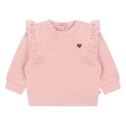 bakkaboe newborn 3316401 W20296 baby meisjes sweatshirt Rose
