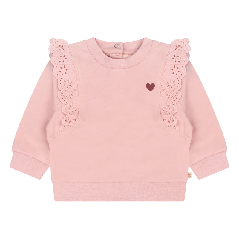 bakkaboe newborn 3316401 W20296 sweatshirts Rose