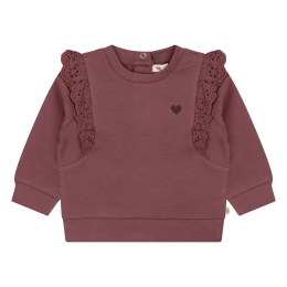 bakkaboe newborn 3316401 W20296 baby meisjes sweatshirt Paars donker