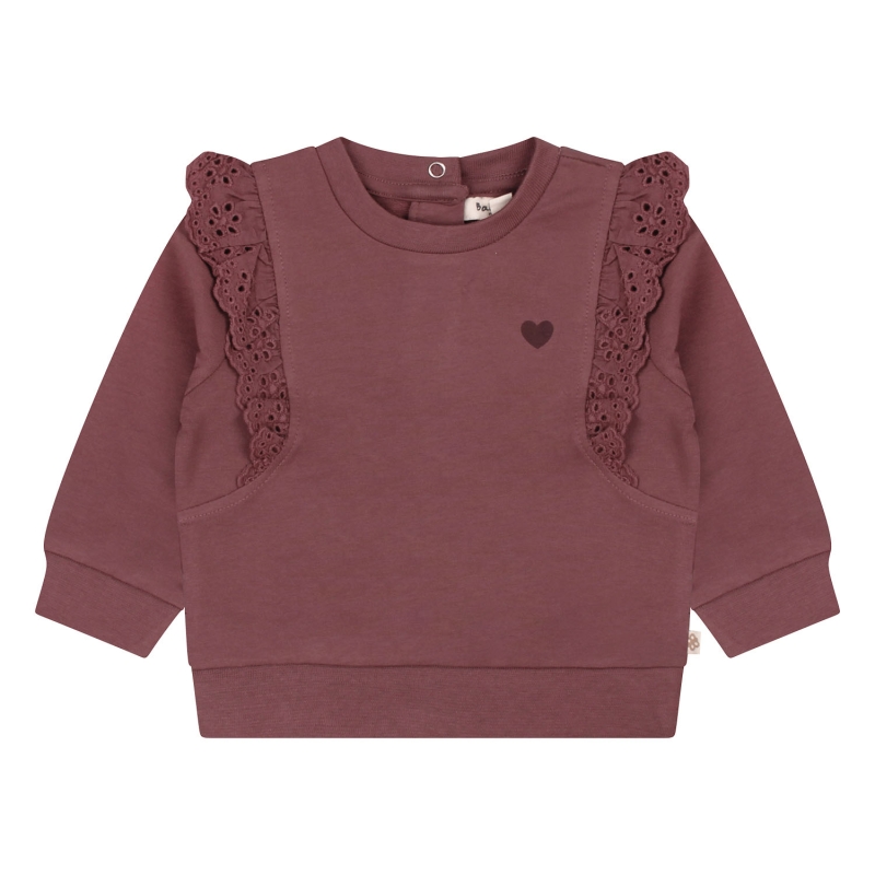 bakkaboe newborn 3316401 W20296 sweatshirts Paars donker