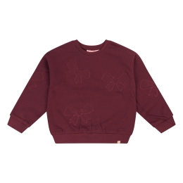 Bakkaboe Ellemieke W20390 baby meisjes sweatshirt Rood bordo