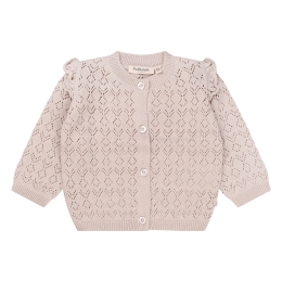 bakkaboe newborn 3316301 W20300 baby meisjes vest Ecru melee