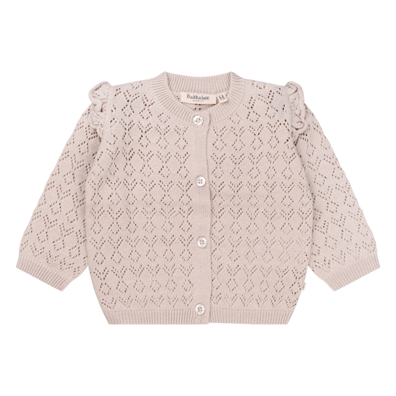 bakkaboe newborn 3316301 W20300 vesten Ecru melee