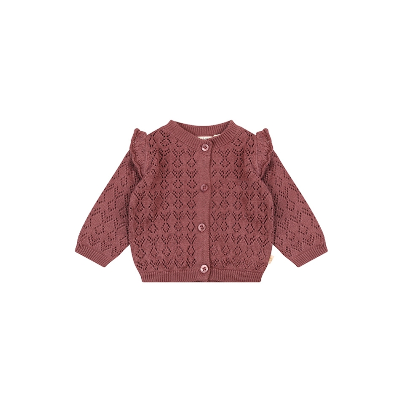 Bakkaboe Newborn 3316301 W20300 vesten Paars donker