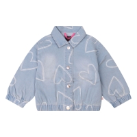 Bakkaboe Pieke Z10389 denim jack Denim licht gebleekt