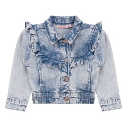 Bakkaboe 3215101 Z10152 baby meisjes denim jack Denim licht gebleekt