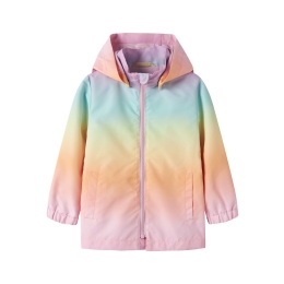 name it NMFMAXI JACKET LI AOP NOOS baby meisjes buiten jack Purple