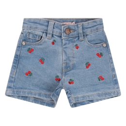Bakkaboe 3215206 Z10148 baby meisjes bermuda Denim licht gebleekt