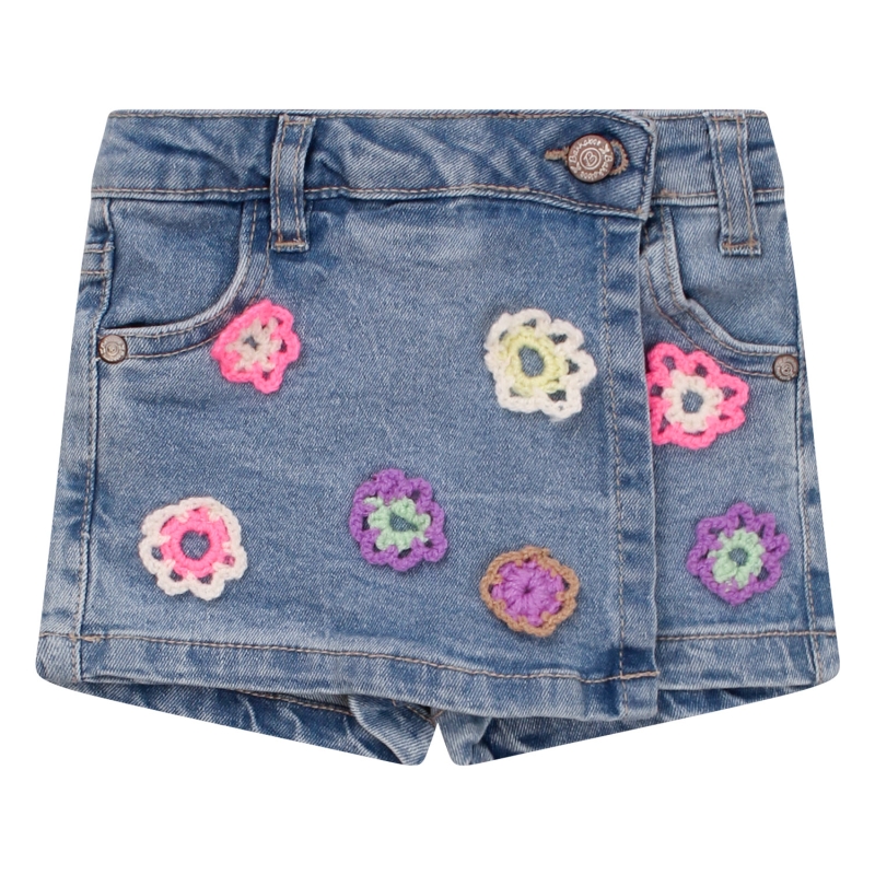 Bakkaboe 3215209 Z10154 korte broek Denim licht gebleekt