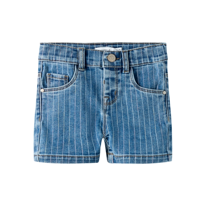 name it NMFSALLI SLIM DNM SHORTS 3555-ON NOOS korte broek Blue