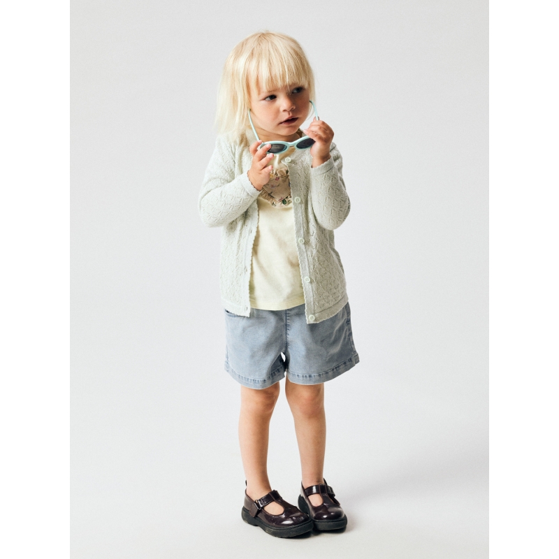 name it NMFBELLA BAGGY DNM SHORTS 6006-YB F korte broek Blue