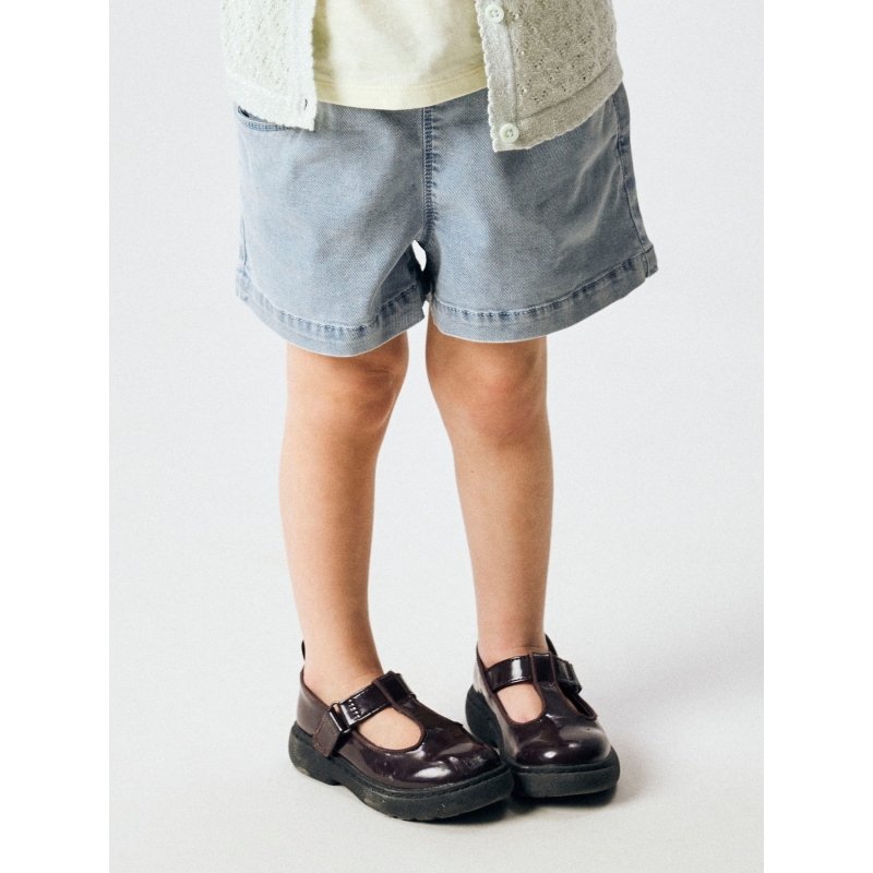 name it NMFBELLA BAGGY DNM SHORTS 6006-YB F korte broek Blue