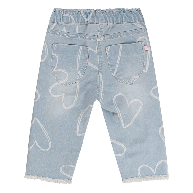 Bakkaboe Ava Z10388 lange broeken Denim licht gebleekt