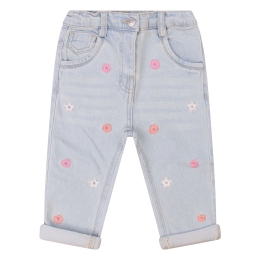 Bakkaboe Peppa Z10390 baby meisjes lange broek Denim licht gebleekt