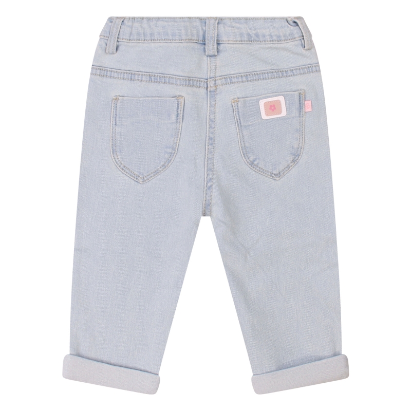 Bakkaboe Peppa Z10390 lange broeken Denim licht gebleekt