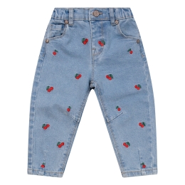 Bakkaboe 3215202 Z10038 baby meisjes lange broek Denim licht gebleekt