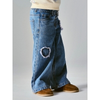 name it NMFBELLA SKATER DES JEANS 5288-OM lange broeken Blue