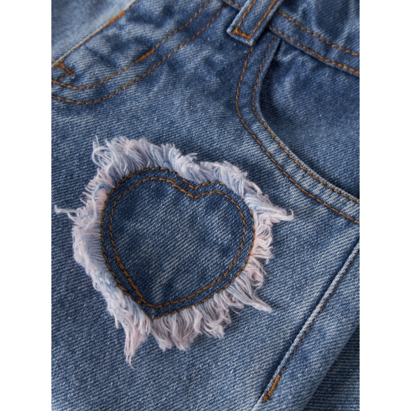 name it NMFBELLA SKATER DES JEANS 5288-OM lange broeken Blue