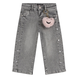 Bakkaboe 3315205 W20167 baby meisjes lange broek Denim grey