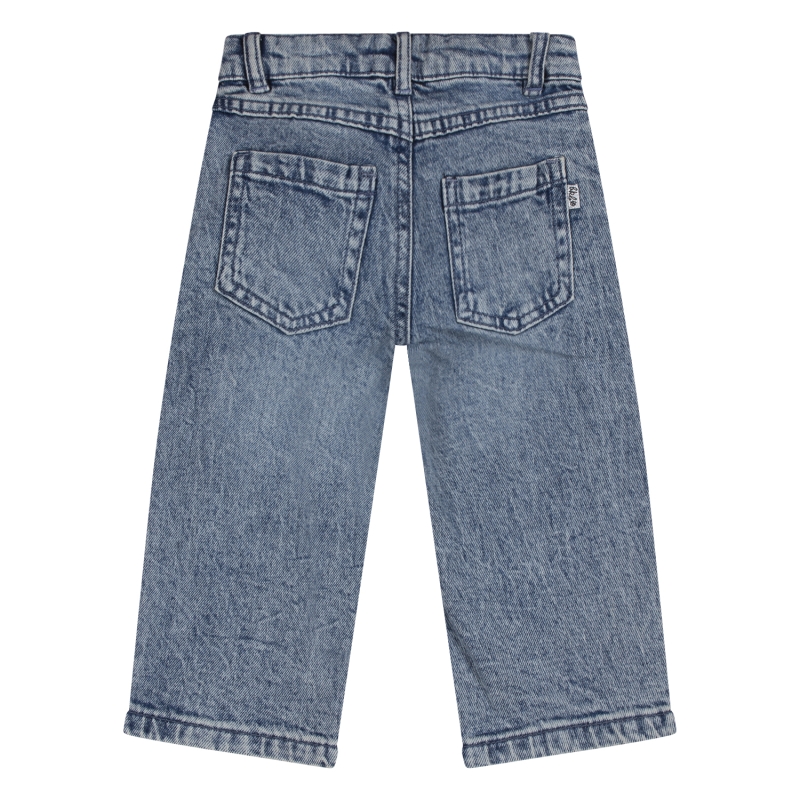 Bakkaboe 3315205 W20167 lange broeken Denim licht gebleekt