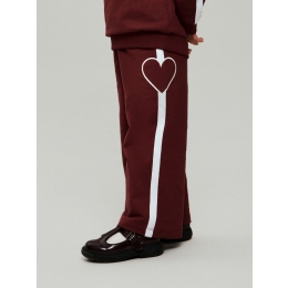 name it NMFBOTANJA SWEAT WIDE PANT UNB baby meisjes lange broek Red