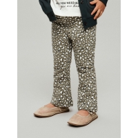 name it NMFBEARTA SWEAT FLARE PANT UNB lange broeken Grey