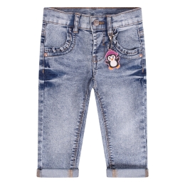 Bakkaboe 506332BG W20265 baby meisjes lange broek Denim