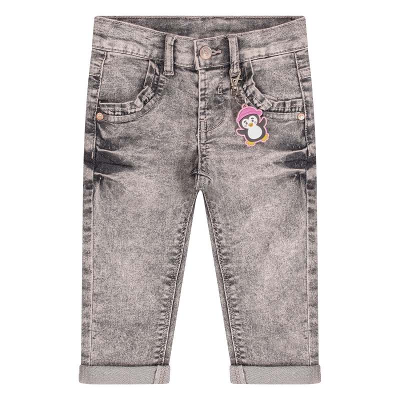 Bakkaboe 506332BG W20265 lange broeken Denim grey