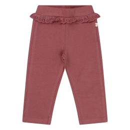 bakkaboe newborn 3316202 W20293 baby meisjes lange broek Mauve