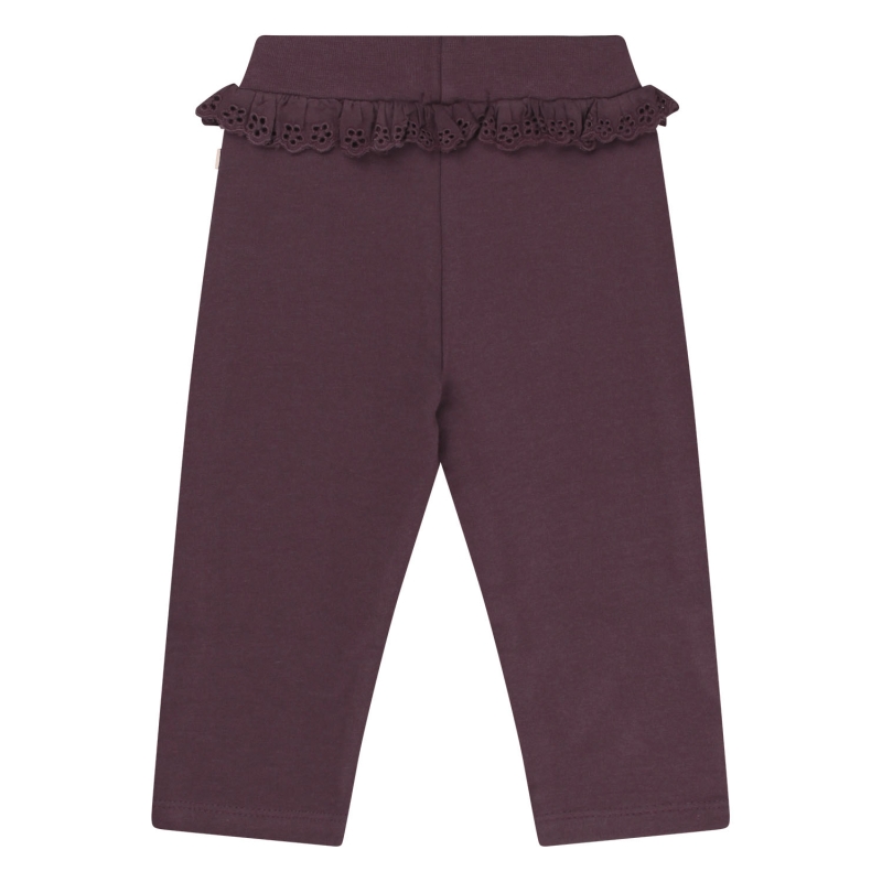 bakkaboe newborn 3316202 W20293 lange broeken Aubergine