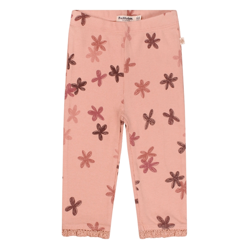 bakkaboe newborn 3316201 W20290 leggings Peach