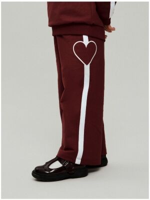 name it name it NMFBOTANJA SWEAT WIDE PANT UNB Rood name it name it NMFBOTANJA SWEAT WIDE PANT UNB Rood