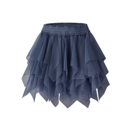 name it NMFLENU TULLE SKIRT baby meisjes rok kort Blue